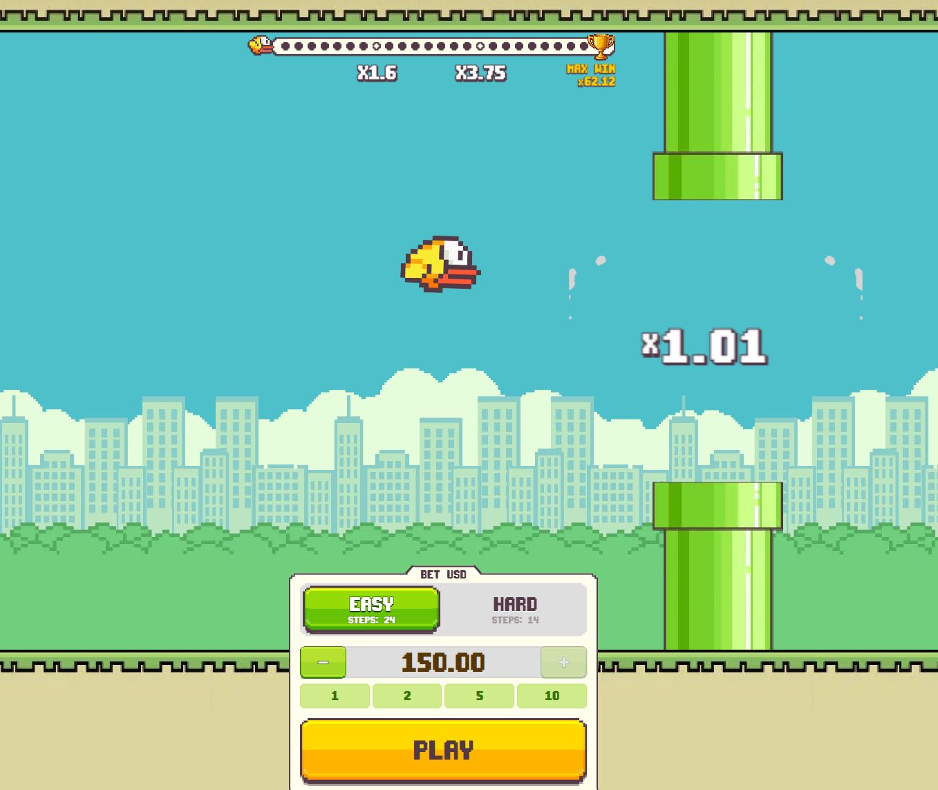Как называется игра с желтой птичкой? Ответ: Tappy Bird от 100HP Gaming